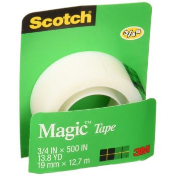 Scotch® Magic™ Tape 205 Refill, 3/4 in x 500 in Roll