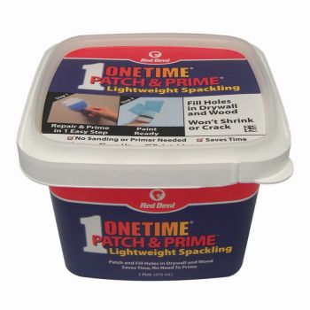 ONETIME® Patch & Prime Lightweight Spackling, 1 Pint Tub