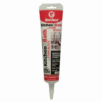 Kitchen & Bath Stain Block Sealant Squeeze Tube, Clear, 5.5 OZ.