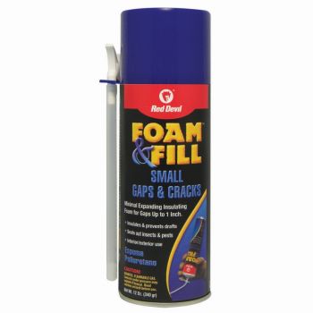 Foam & Fill® Small Gaps & Cracks Expanding Polyurethane Sealant, 12 fl.oz.