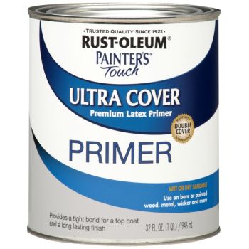 Ultra Cover Primer Brush-on, Quart, Flat Grey Primer
