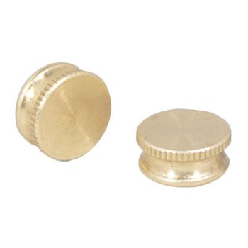  Two Brass Finish 9/16-Inch Lock-Up Caps