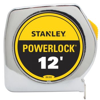 Stanley 12 Ft. x 3/4 In. Heavy Duty PowerLock® Tape Rule with Metal Case