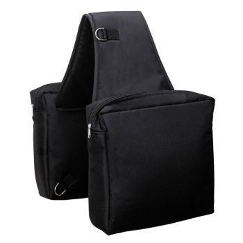 Heavy-Duty Nylon Saddle Bag, Black
