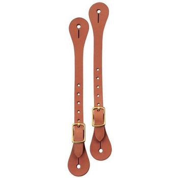 Harness Leather Spur Straps, Russet