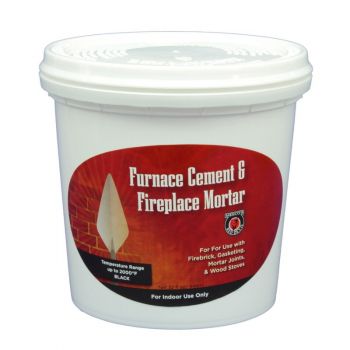 Meeco’s Red Devil Furnace Cement & Fireplace Mortar, Quart
