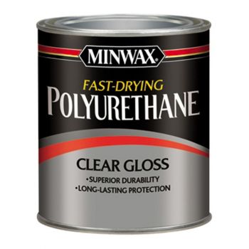 Minwax Polyurethane Varnish, Clear Gloss, ½ Pint