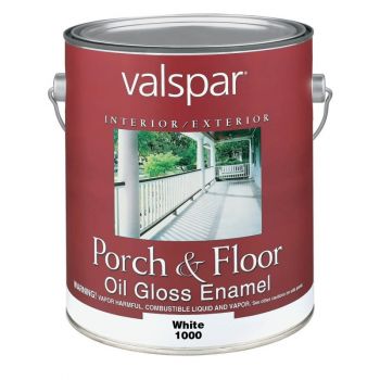 Premium Gloss Oil Porch & Floor Enamel, White, Gal
