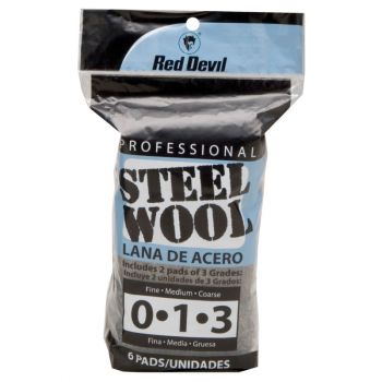 Steel Wool Assortment, 6 Pack