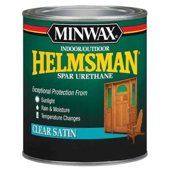 Helmsman Spar Urethane Varnish, Clear Satin, Qt
