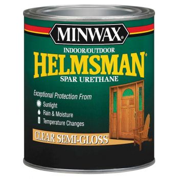 Helmsman Spar Urethane Varnish, Clear Semi Gloss, Qt