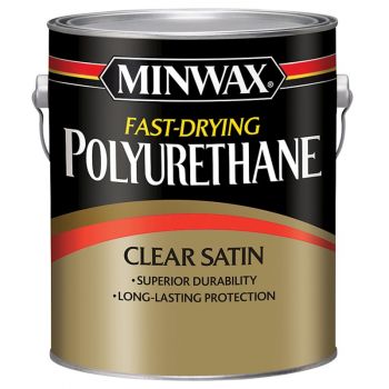 Minwax Polyurethane Varnish, Clear Satin, Gal
