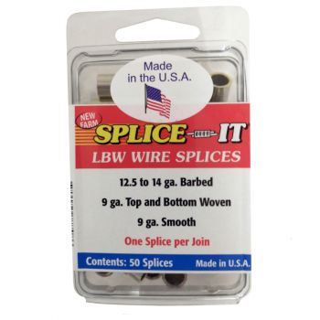 Splice It 12.5 GA Barb Wire Splices, 50pk
