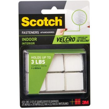 Scotch Indoor Fastener White 7/8 in