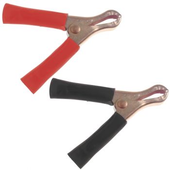 50A Clamp, Red/Black, Pair