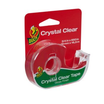 Duck® Brand Crystal Clear Invisible Tape - Crystal Clear, .75 in. x 650 in.
