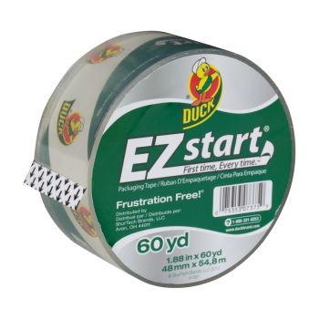 Duck® Brand EZ Start® Packing Tape - Clear, 1.88 in. x 60 yd.