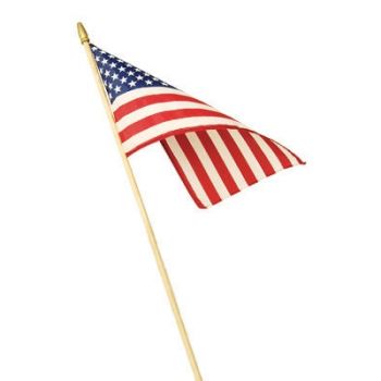 8" x 12" U.S.A. Stick Flag