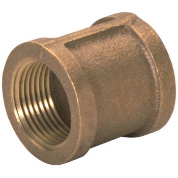 3/8" FIP x 1/4" FIP Brass Coupling BC Lead Free
