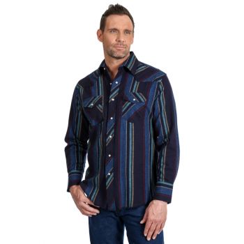 Men's Lightweight Long Sleeve Flannel – Stripe