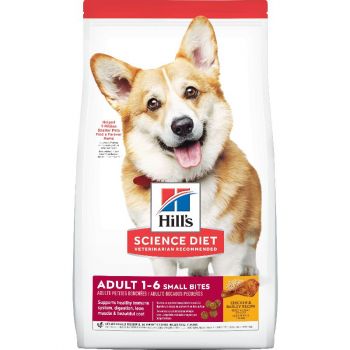 Hill's Science Diet Adult Small Bites Chicken & Barley Recipe Dry Dog Food, 35 lb bag