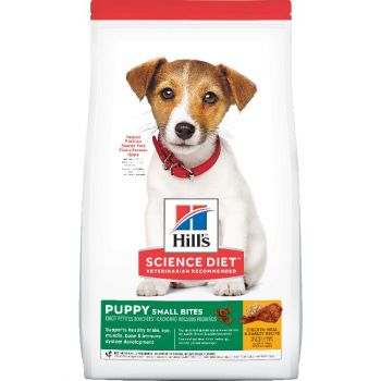 Hill's Science Diet Puppy Small Bites Dry Dog Food, Chicken Meal & Barley Recipe, 4.5 lb Bag