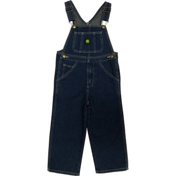 Toddler Boy's Washed Denim Overall
