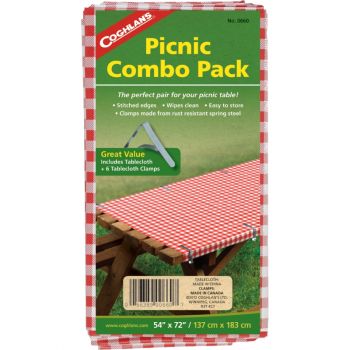 Coghlan's Picnic Combo Pack (Tablecloth & Clamps)