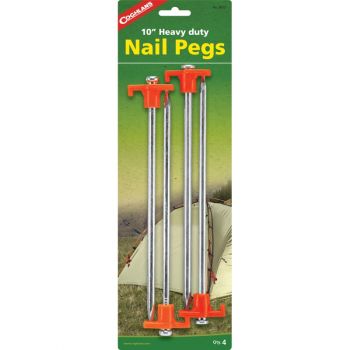 Coghlan's 10 inch Nail Pegs - pkg of 4