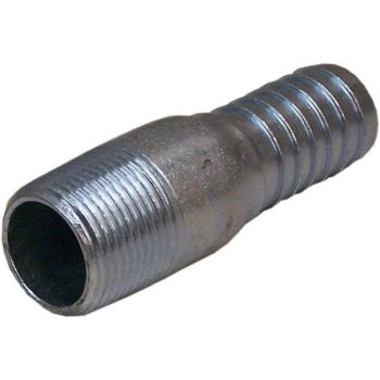 Male Adapter, Steel Insert Fitting, Barb X M Pipe-Thread, ¾”