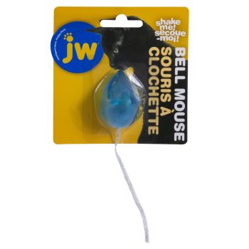 JW Cataction Mouse With Bell & Tail, Assorted Colors
