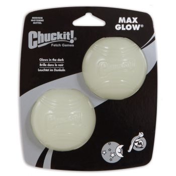 Chuckit! Max Glow Ball 2PK, Medium