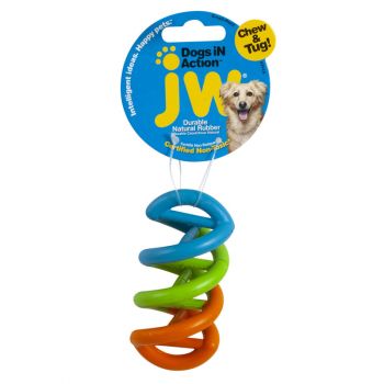 JW Dogs in Action Rubber Dog Toy, Small