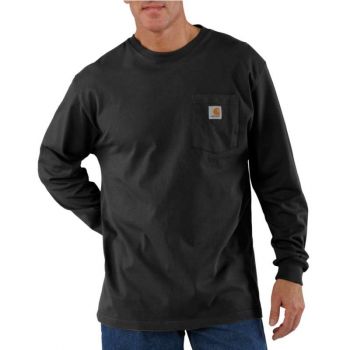 Men's Workwear Long-Sleeve Pocket T-Shirt