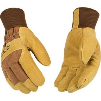 Hydroflector™ Lined Waterproof Suede Pigskin Palm With Knit Wrist