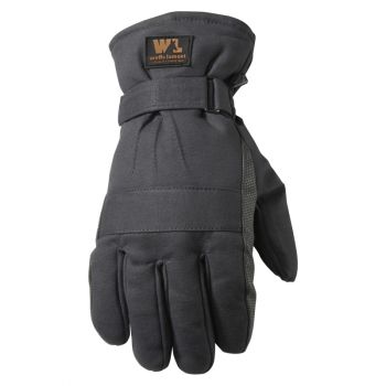 Men's Insulated Black Winter Gloves (Wells Lamont 1075K)