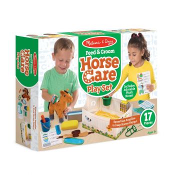 Feed & Groom Horse Care Play Set