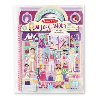 Deluxe Puffy Sticker Album - Day of Glamour