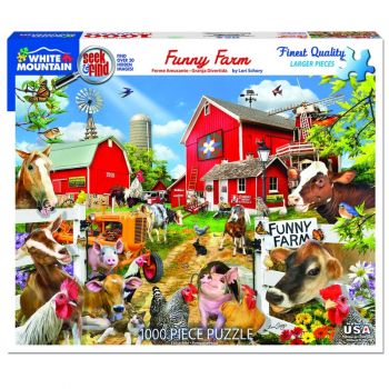 Funny Farm Seek & Find 1000 pc Puzzle
