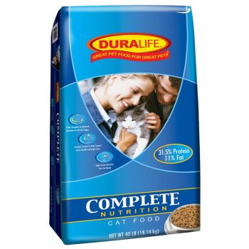 Duralife Complete Cat Food, 40 lbs.