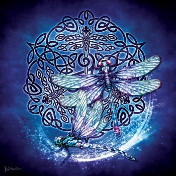 Celtic Dragonfly 1000 pc puzzle
