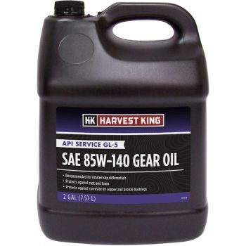 Harvest King API service GL-5 SAE 85W-140 Gear Oil, 2 Gal.