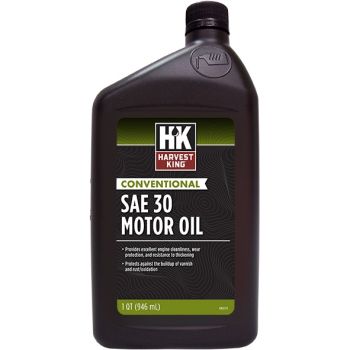Harvest King Conventional SAE 30 Motor Oil, Qt.