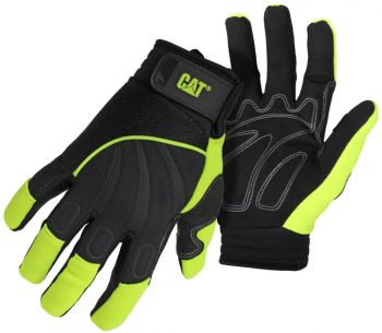 High Visibility Padded Palm Utility Glove