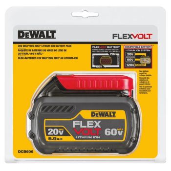 DEWALT 20 V/ 60 V MAX* FLEXVOLT 6.0 Ah Battery