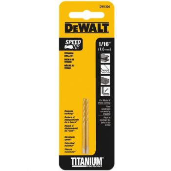 DEWALT 1/16-in Titanium Speed Tip Bit