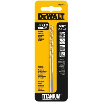 DEWALT 7/32-in Titanium Split Point Drill Bit