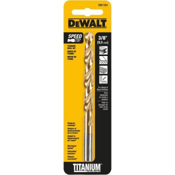 DEWALT 3/8-in Titanium Speed Tip Drill Bit