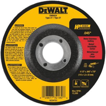 DEWALT 4-in x 0.045-in x 5/8-in Metal Cutting Wheel