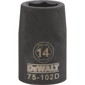 DEWALT 6 Point 1/2" Drive Impact Socket 14 MM